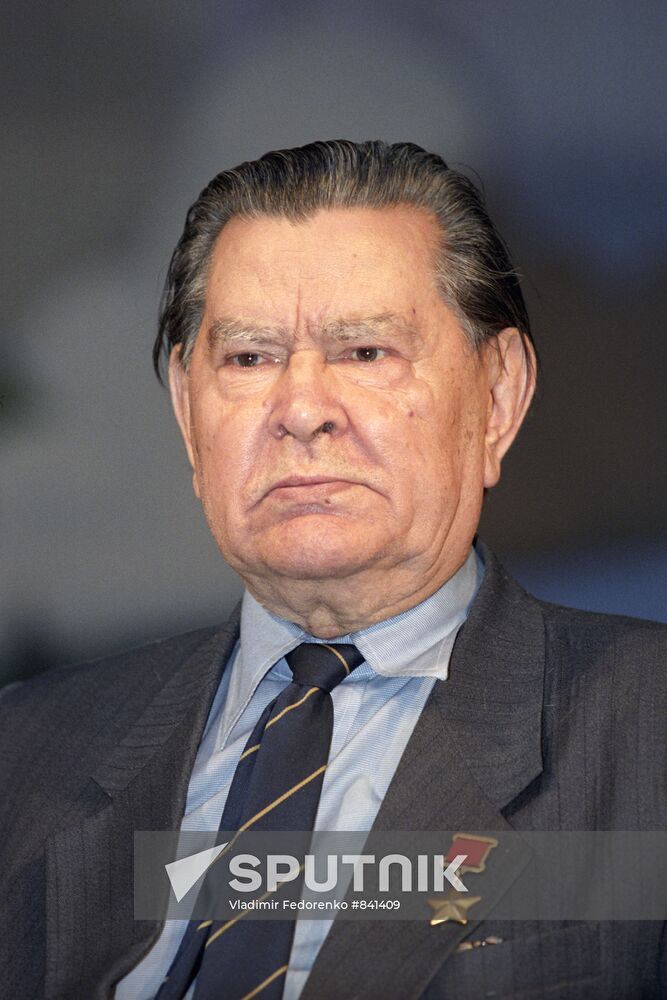 Alexei Maresyev, pilot and Hero of Soviet Union