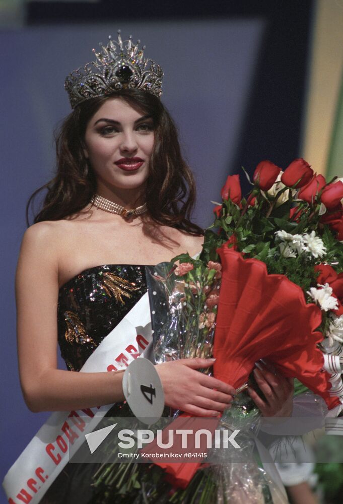 Winner of beauty contest "Miss Commonwealth-99" Goar Arutyunyan