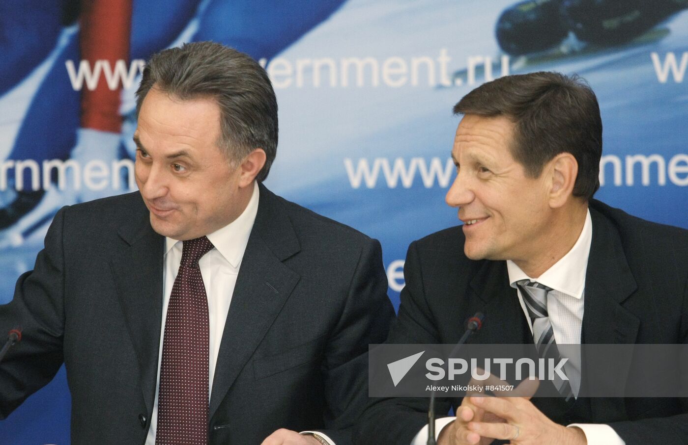 Vitaly Mutko, Alexander Zhukov