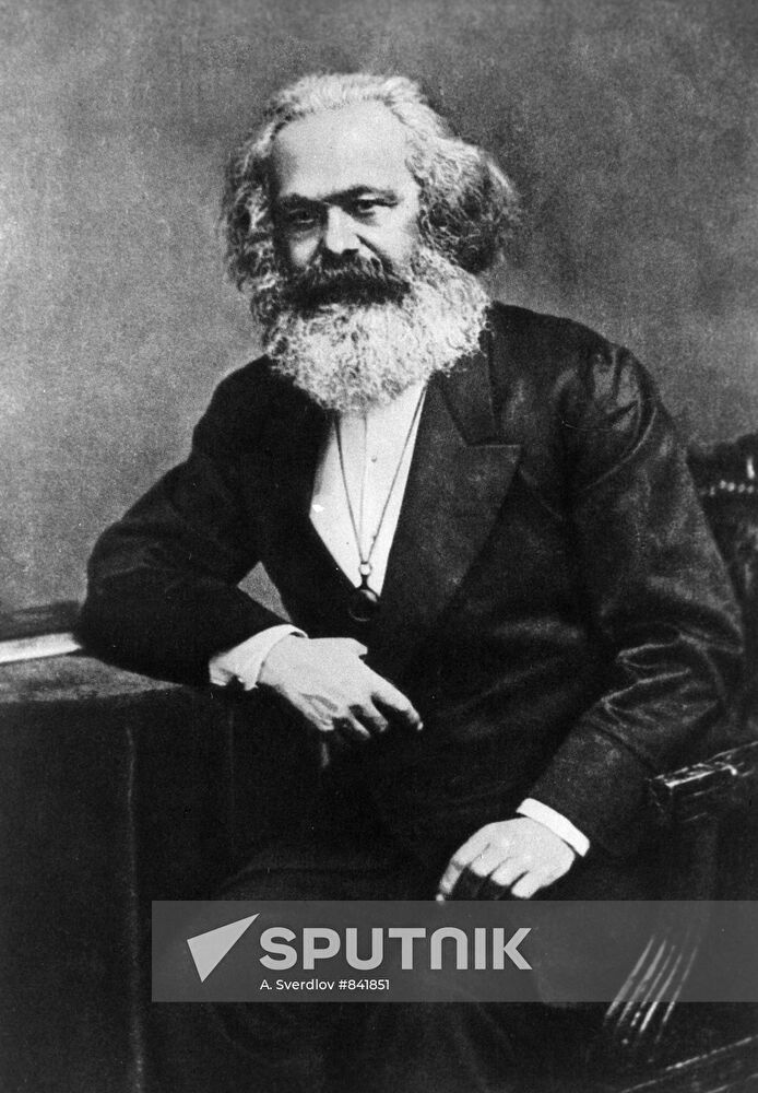 German philosopher and economist Karl Marx