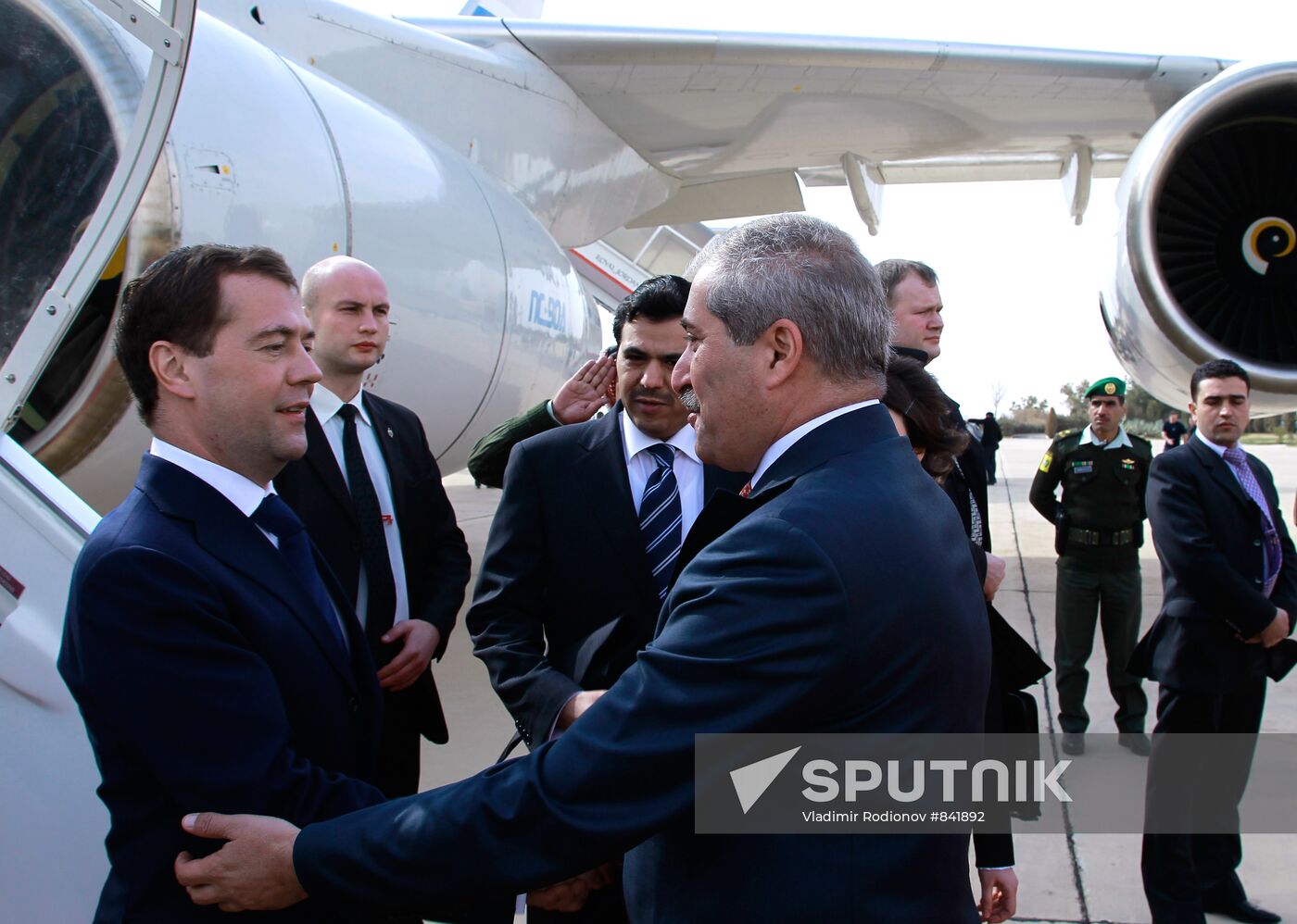 Dmitry Medvedev arrives with 2-day visit to Middle East