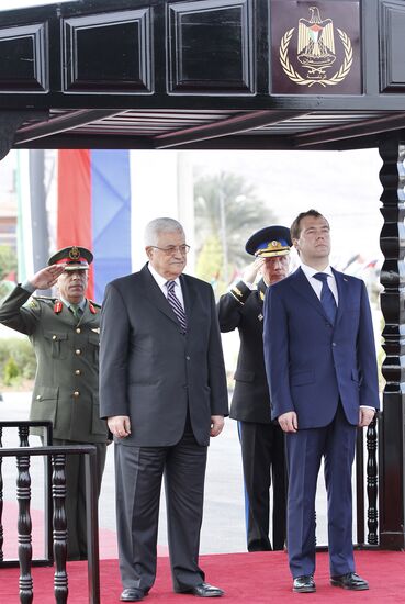Dmitry Medvedev visits Palestinian autonomy