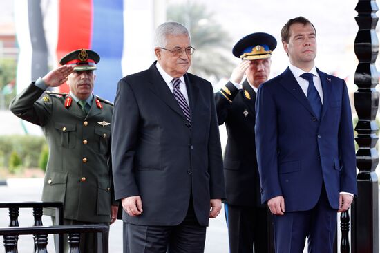 Dmitry Medvedev visits Palestinian autonomy