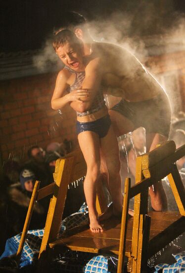 Epiphany bathing in Vladivostok
