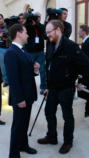 Dmitry Medvedev visits Palestinian National Authority