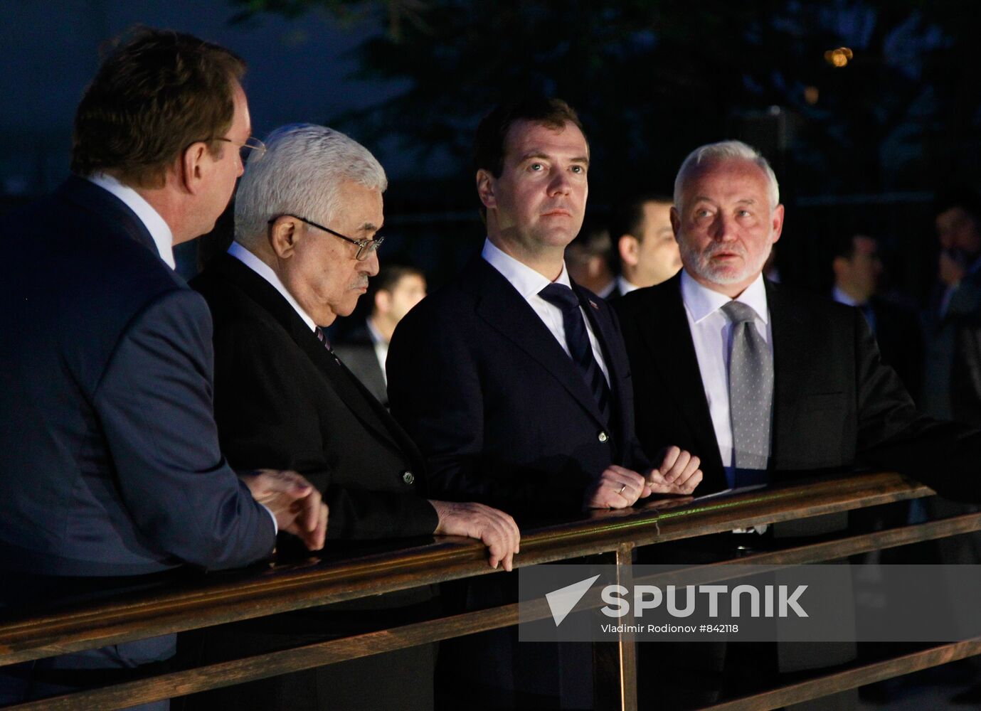 Dmitry Medvedev visits Palestinian National Authority