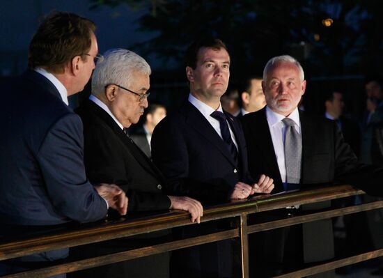 Dmitry Medvedev visits Palestinian National Authority