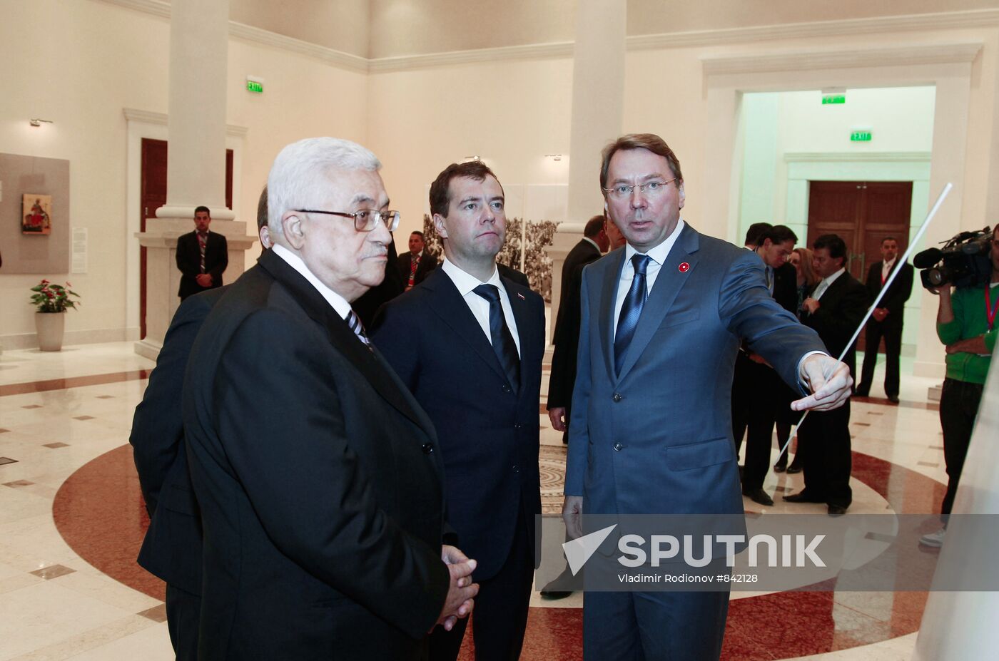 Dmitry Medvedev visits Palestinian National Authority