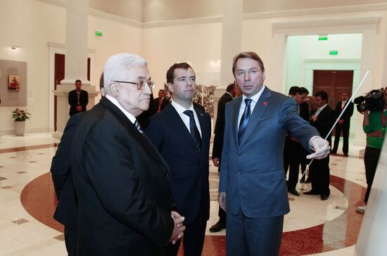 Dmitry Medvedev visits Palestinian National Authority