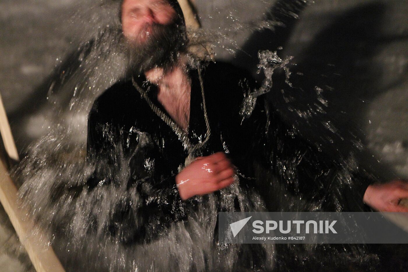 Epiphany bathing in Volokolamsk