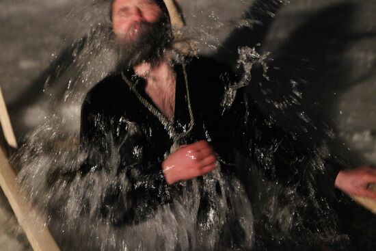 Epiphany bathing in Volokolamsk