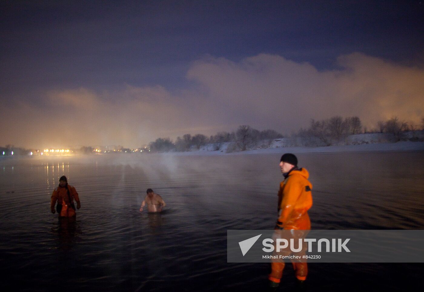 Epiphany bathing at Kolomenskoye