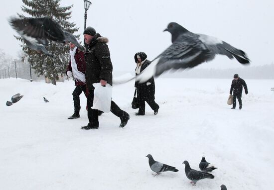Epiphany celebration in Valdai