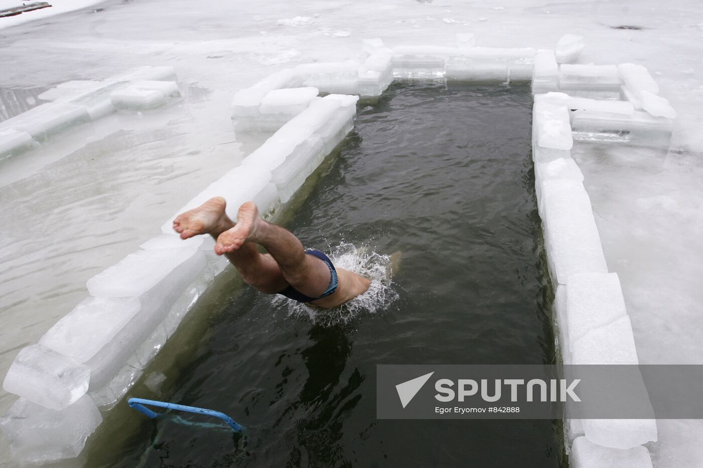 Orthodox believers celebrate Epiphany in Minsk