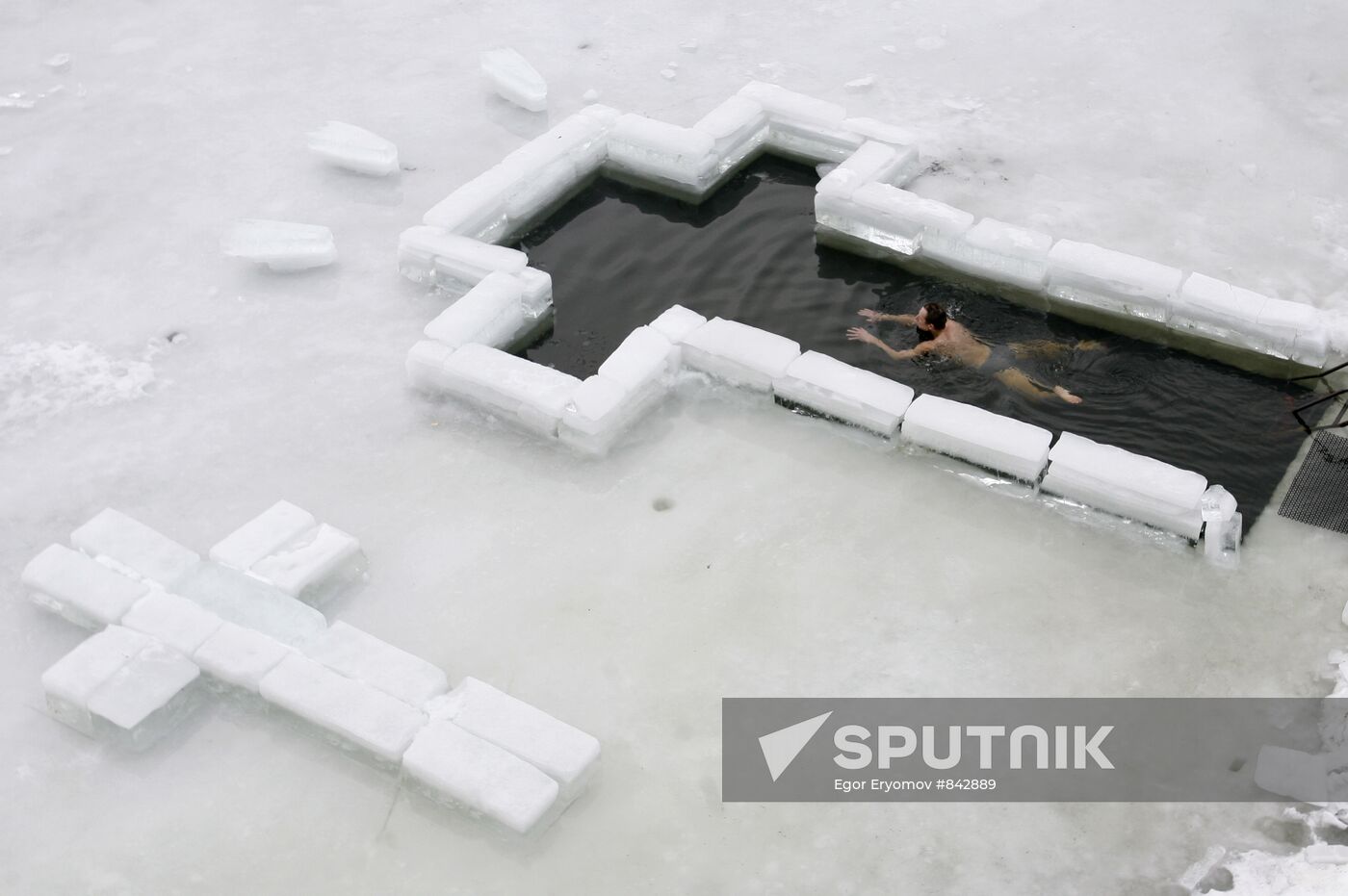 Orthodox believers celebrate Epiphany in Minsk