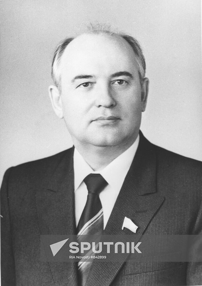 Soviet President Mikhail Gorbachev
