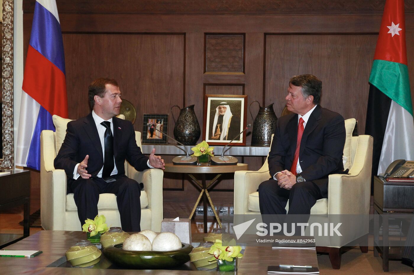 Dmitry Medvedev's visit to Jordan. Day 2