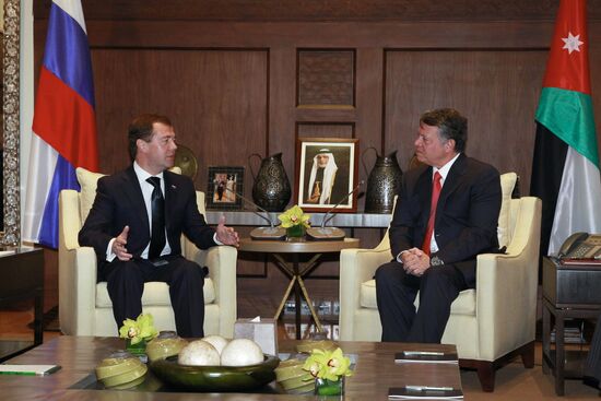 Dmitry Medvedev's visit to Jordan. Day 2