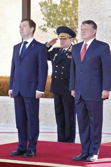 Dmitry Medvedev's visit to Jordan. Day 2