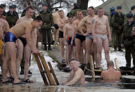 Orthodox believers celebrate Epiphany in Minsk