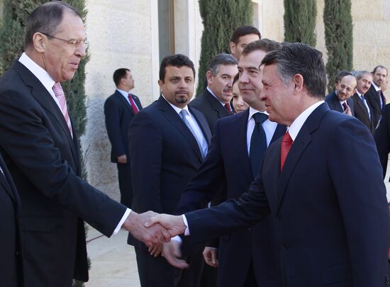 Dmitry Medvedev's visit to Jordan. Day 2