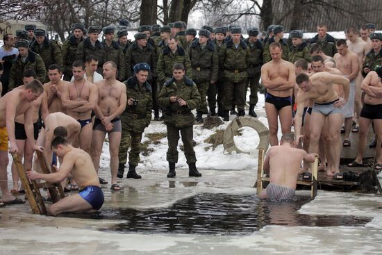 Orthodox believers celebrate Epiphany in Minsk