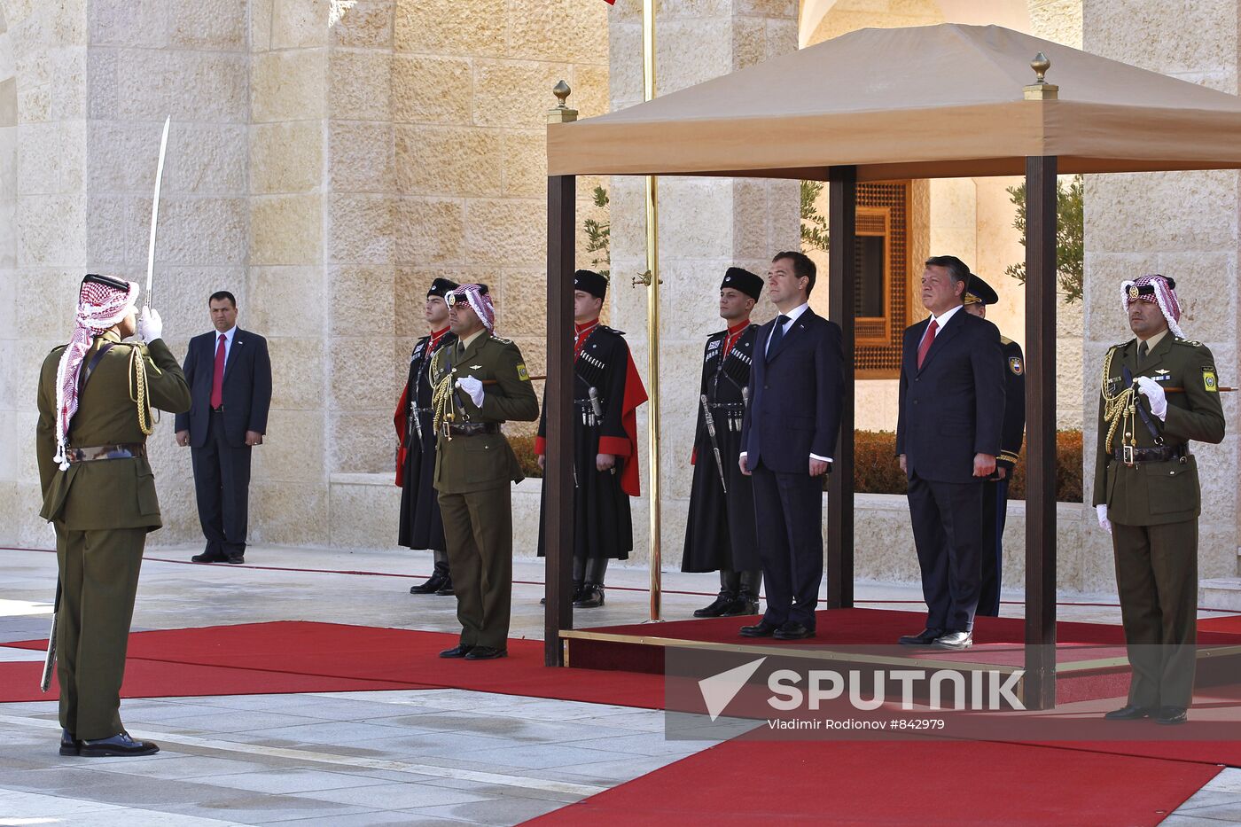 Dmitry Medvedev's visit to Jordan. Day 2