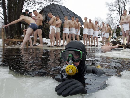 Orthodox believers celebrate Epiphany in Minsk