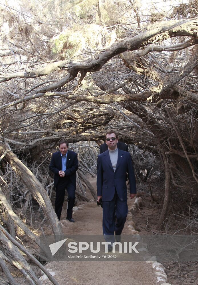 Dmitry Medvedev's visit to Jordan. Day 2