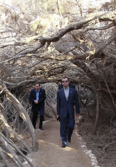 Dmitry Medvedev's visit to Jordan. Day 2