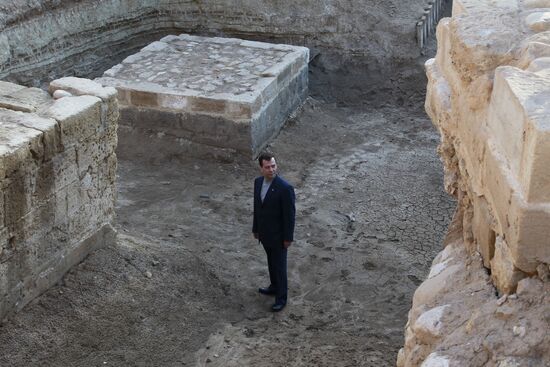 Dmitry Medvedev's visit to Jordan. Day 2