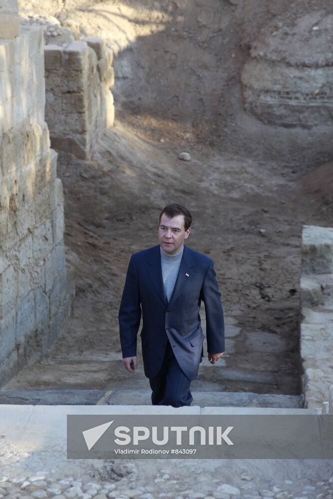 Dmitry Medvedev's visit to Jordan. Day 2