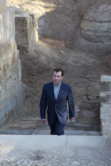 Dmitry Medvedev's visit to Jordan. Day 2