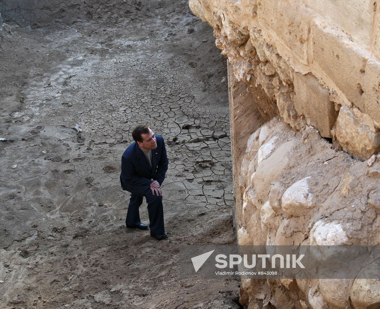 Dmitry Medvedev's visit to Jordan. Day 2