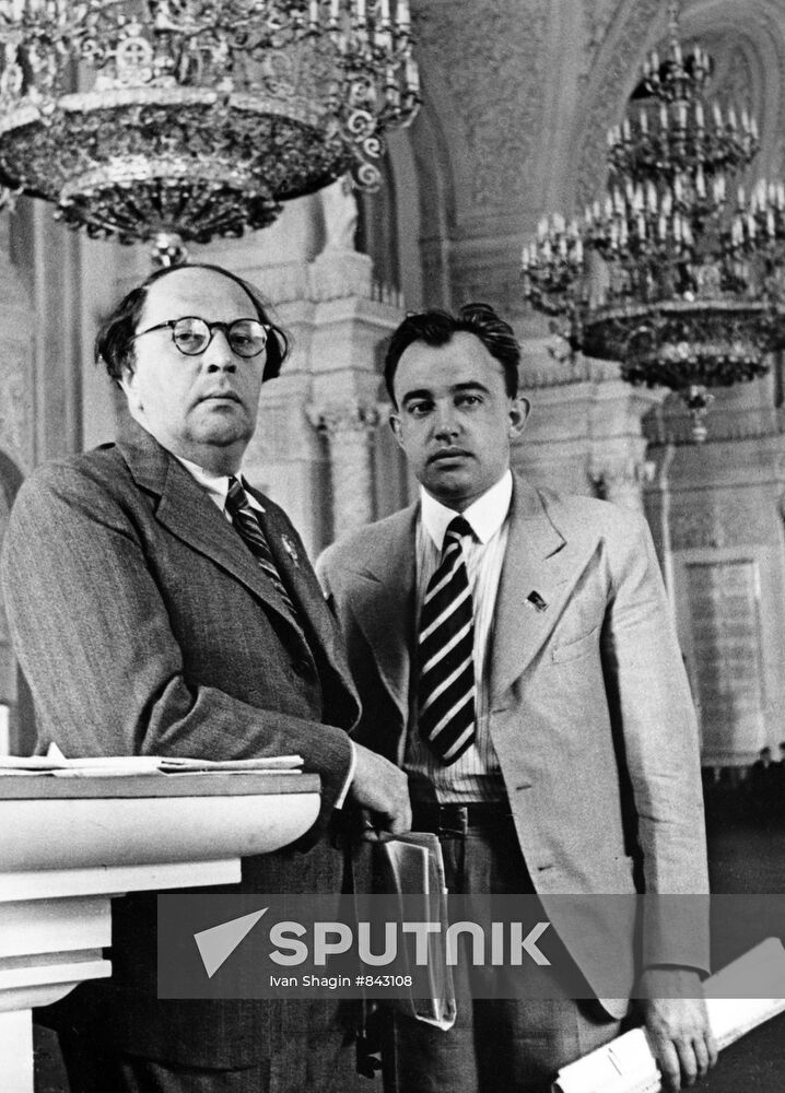Alexei Tolstoy and Alexander Korneychuk
