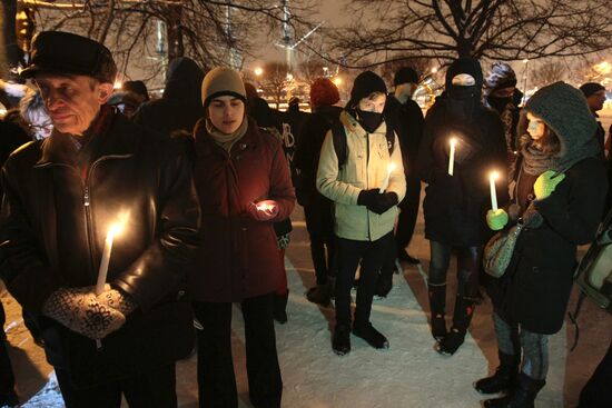 Rally commemorates Stanislav Markelov and Anastasia Baburova