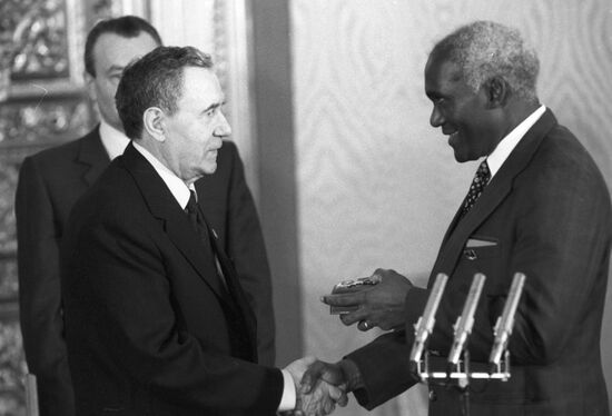 Andrei Gromyko and Guy Daninthe