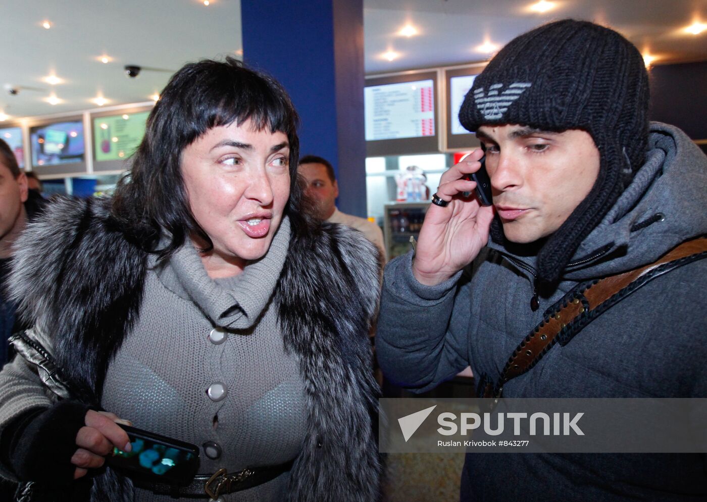 Lolita Milyavskaya with her spouse Dmitry Ivanov