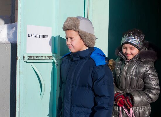 Flu epidemic in Nizhny Novgorod