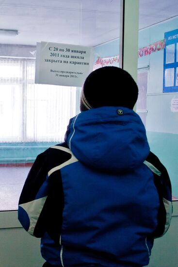 Flu epidemic in Nizhny Novgorod