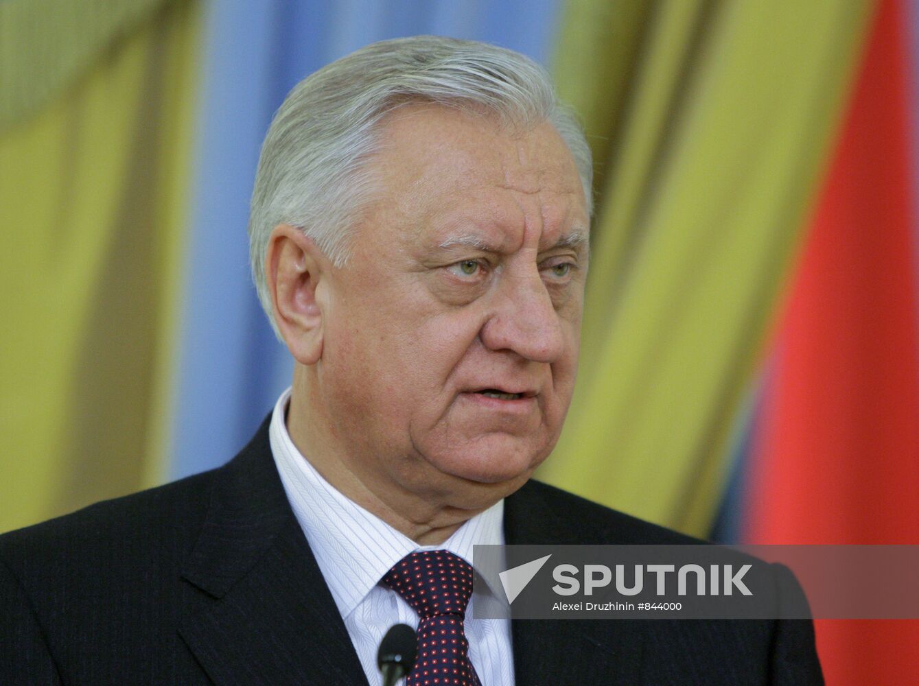 Press conference by Vladimir Putin and Mikhail Myasnikovich