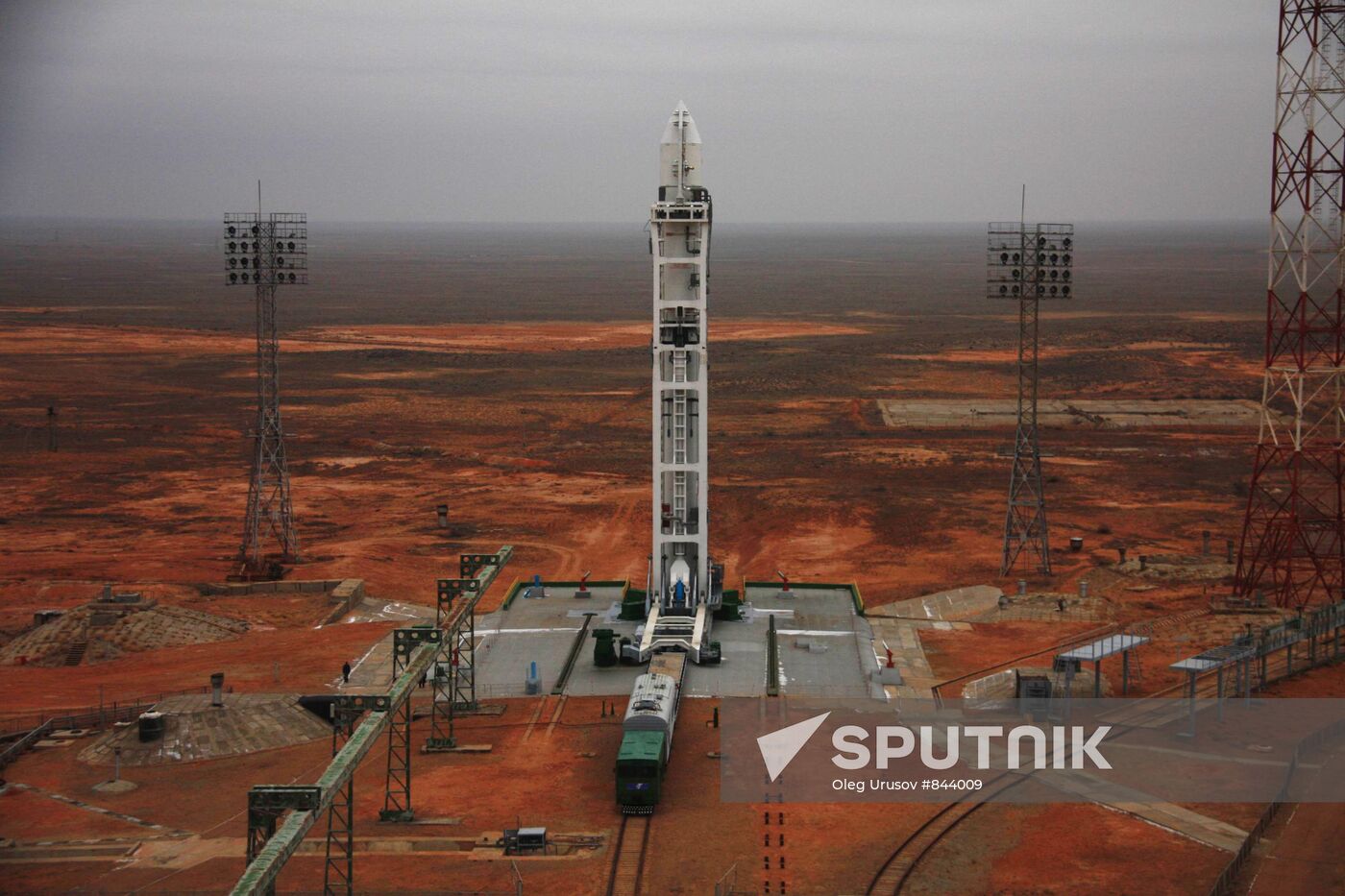 Launching Zenit-3M carrier rocket with Elektro-L satellite