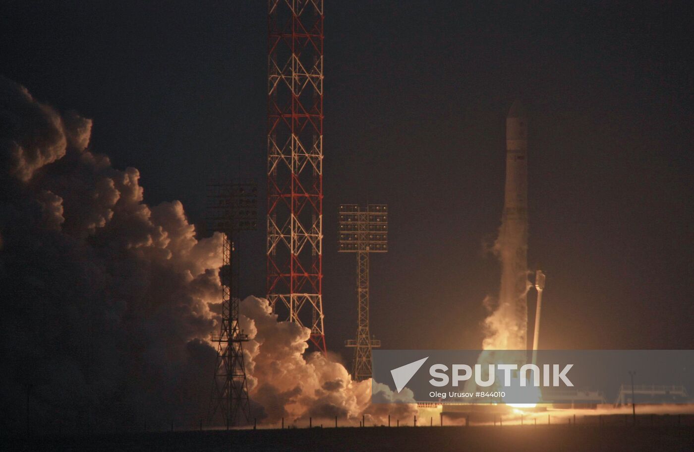 Launching Zenit-3M carrier rocket with Elektro-L satellite