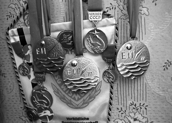Medals won by USSR Honored Master of Sports Yulia Bogdanova