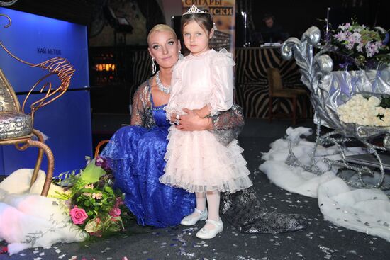 Anastasiya Volochkova and her daughter, Ariadna