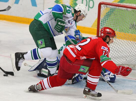 Ice Hockey. KHL. Spartak vs Salavat Yulaev