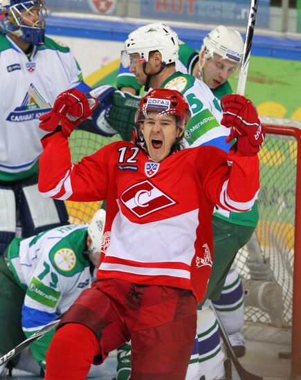 Ice Hockey. KHL. Spartak vs Salavat Yulaev