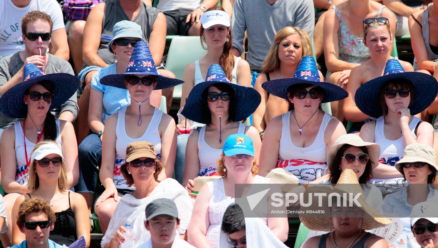 2011 Australian Open Tennis Championships. Day 6