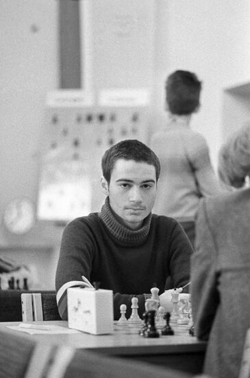 Chess player Grigory Serper