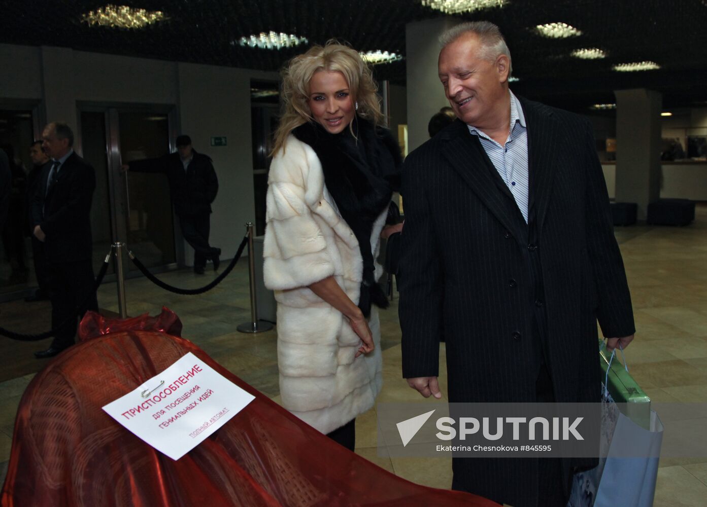 Yevgeny Boldin with wife Marina Lyakh